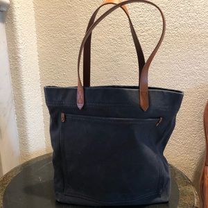 NWT Madewell Medium Transport Tote in Canvas